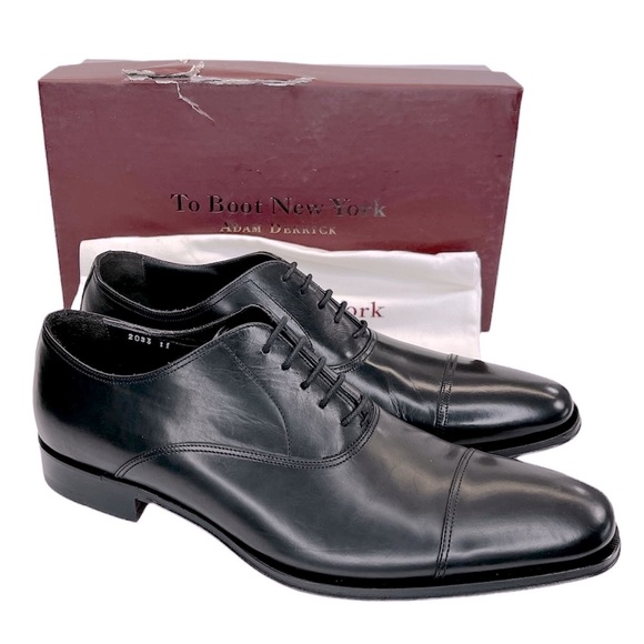 To Boot Other - To Boot New York Adam Derrick Aiden 2033 Parma Black Leather Dress Shoes